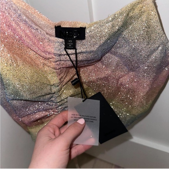 Revolve NBD sparkly top - Picture 3 of 5